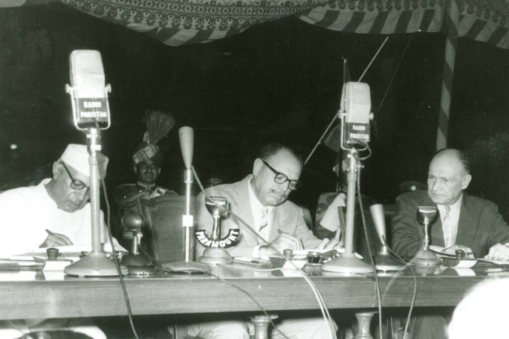 A Picture of the Indus Waters Treaty Signing