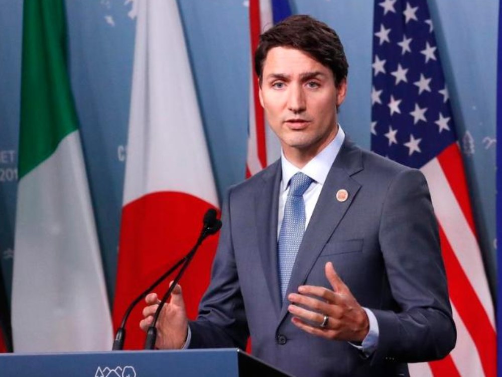 A Picture of Former Canadian Prime Minister Justin Trudeau