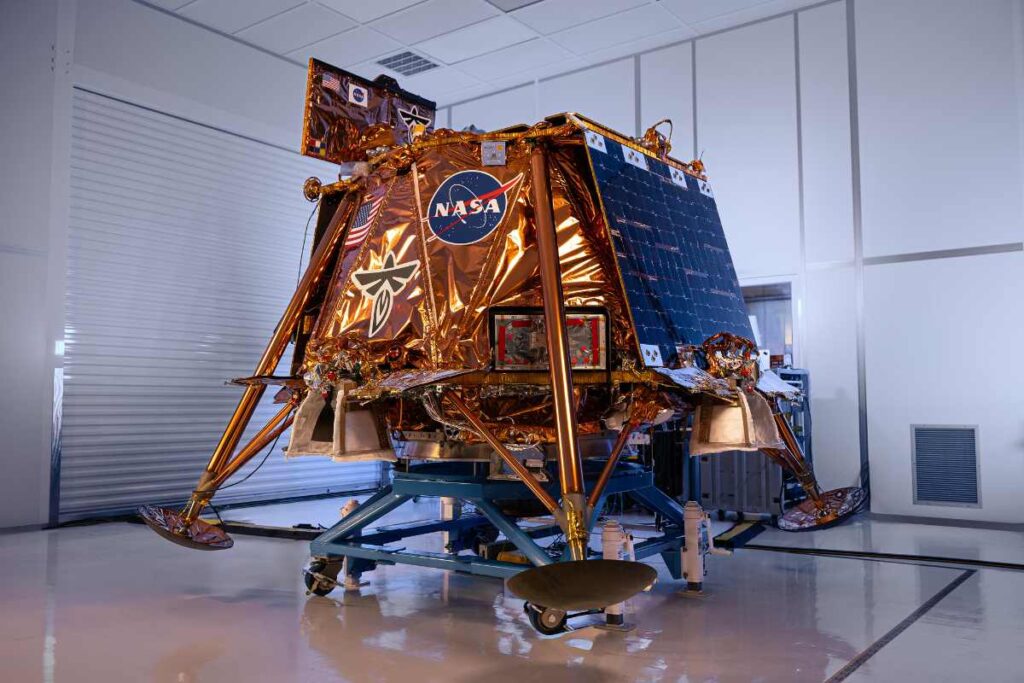 A Picture of NASA Roving Vehicle
