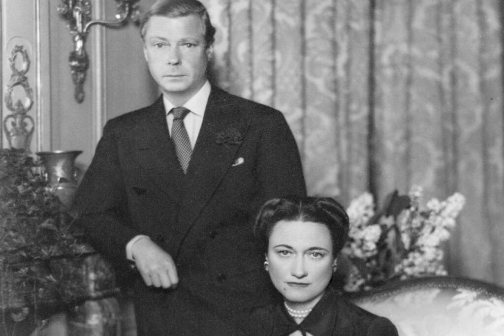 A Picture of King Edward VIII and Wallis Simpson
