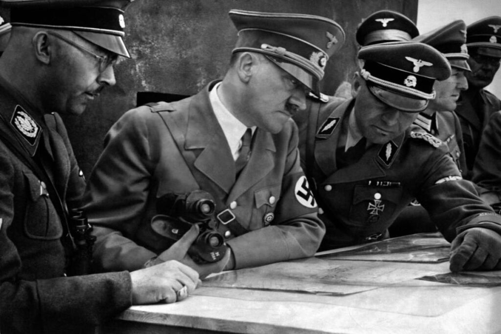 A Picture of Hitler and Military Men