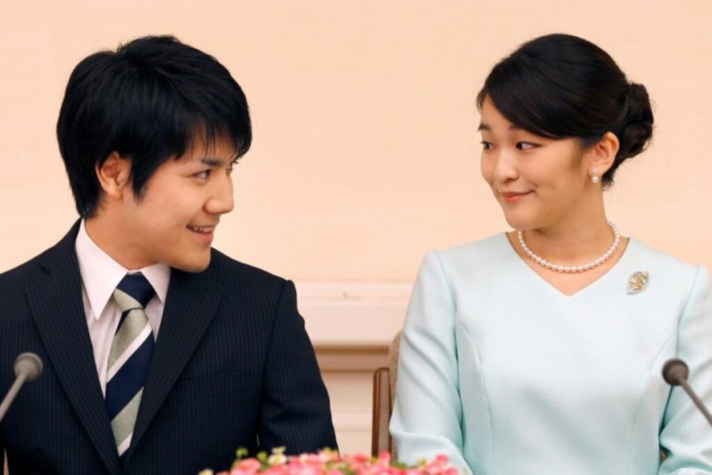 A Picture of Princess Mako and Komuro