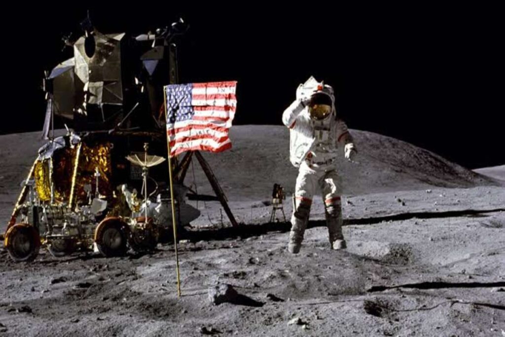A Picture of a Man on the Moon