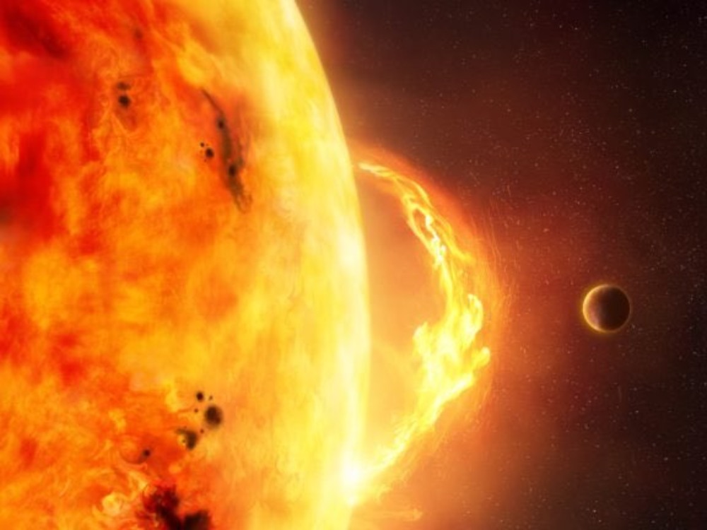 A Picture of a Solar Storm