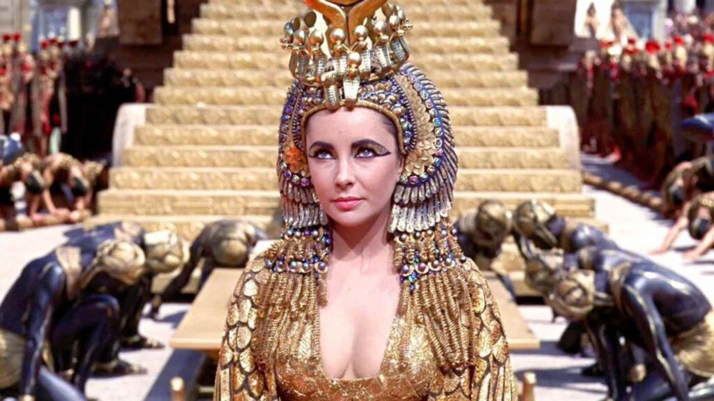 A Picture of Elizabeth Taylor as Cleopatra