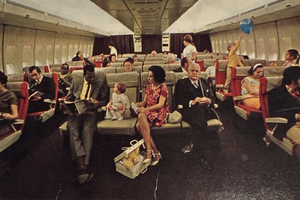 A Picture of Boeing Seats