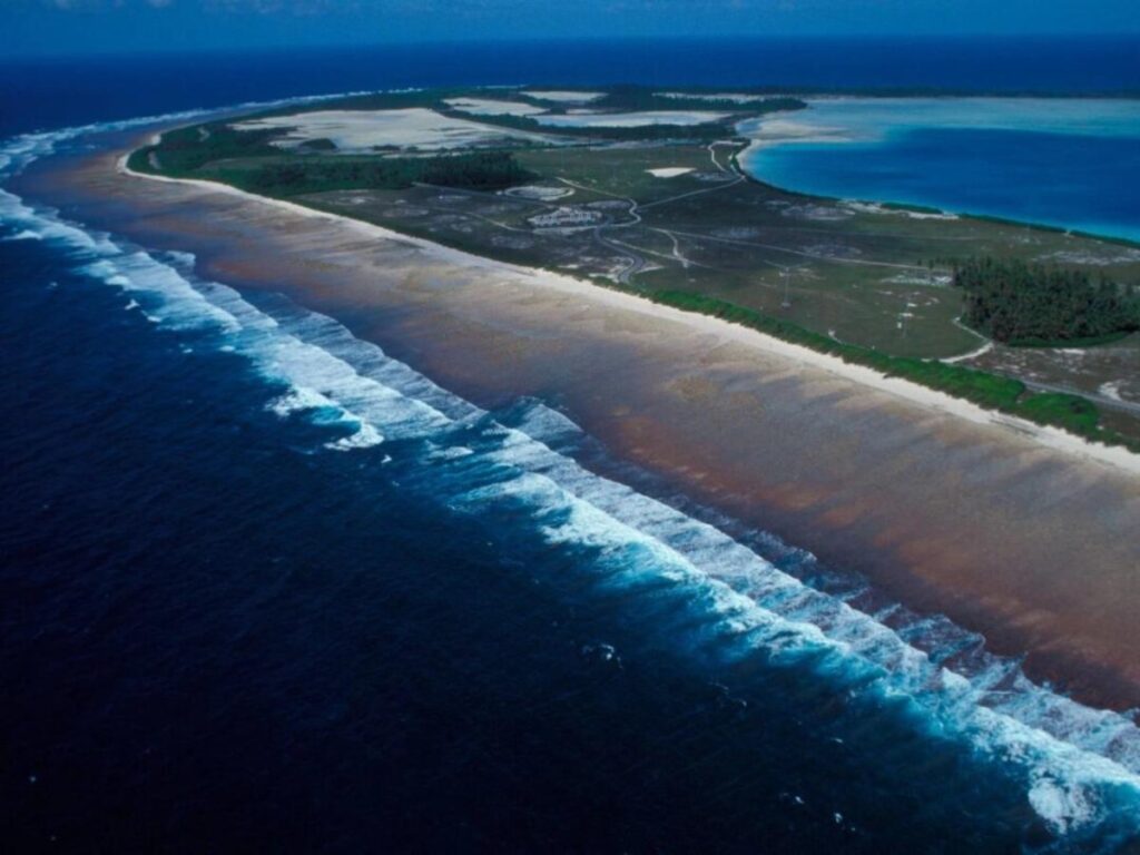 A Picture of Diego Garcia in the Chagos Islands