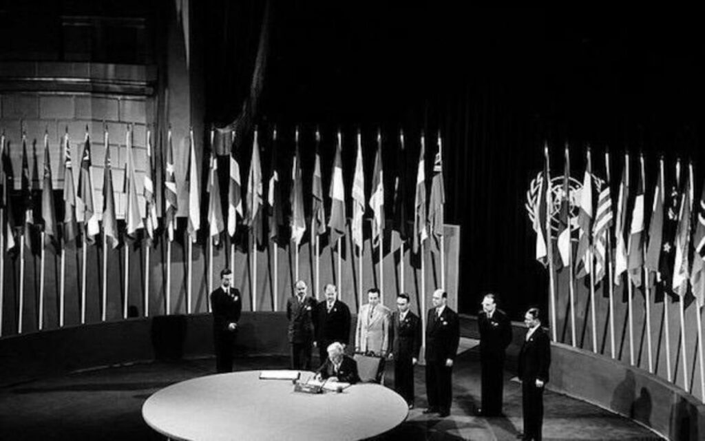 A Picture of the Formation of the United Nations