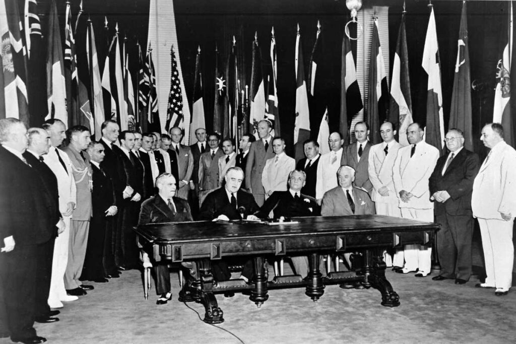 A Picture of the Non-Proliferation Treaty Signing
