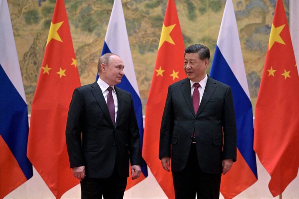 A Picture of USA and Russia Presidents