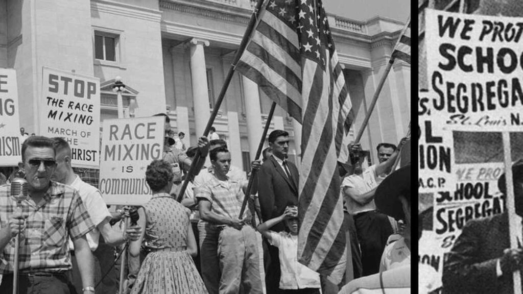 A Picture of a Race Protest