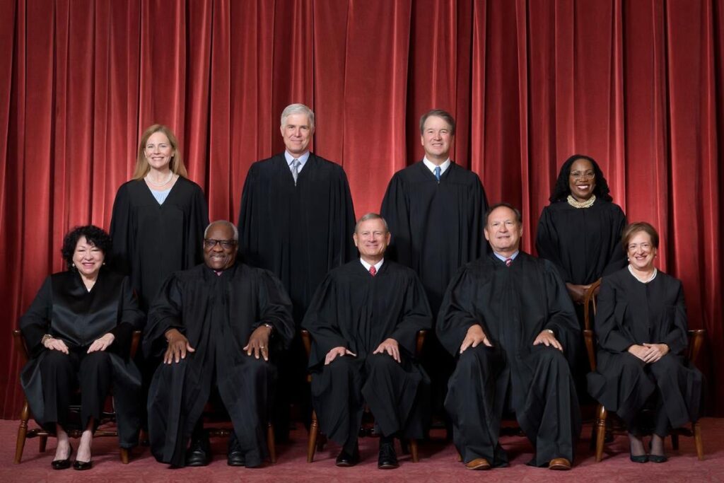 A Picture of Supreme Court Justices