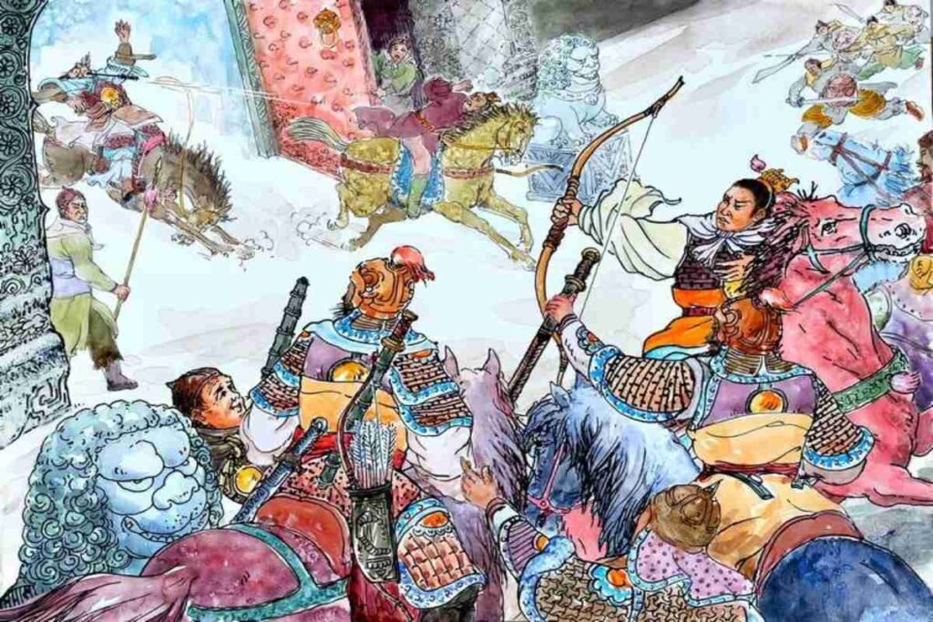 A Picture of Xuanwu Gate Massacre