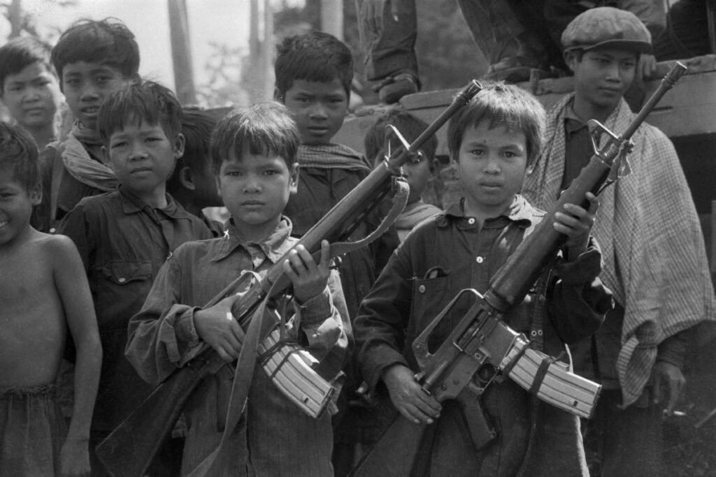 A Picture of Pol Pot Soldier