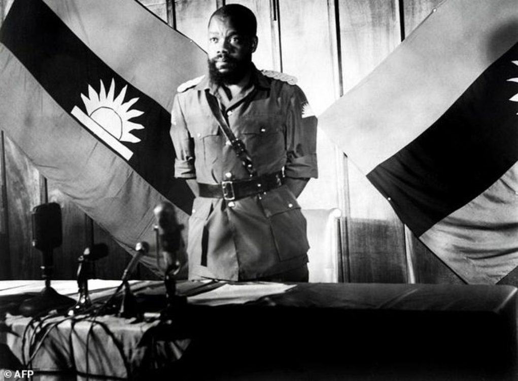 A Picture of Biafra Leader 