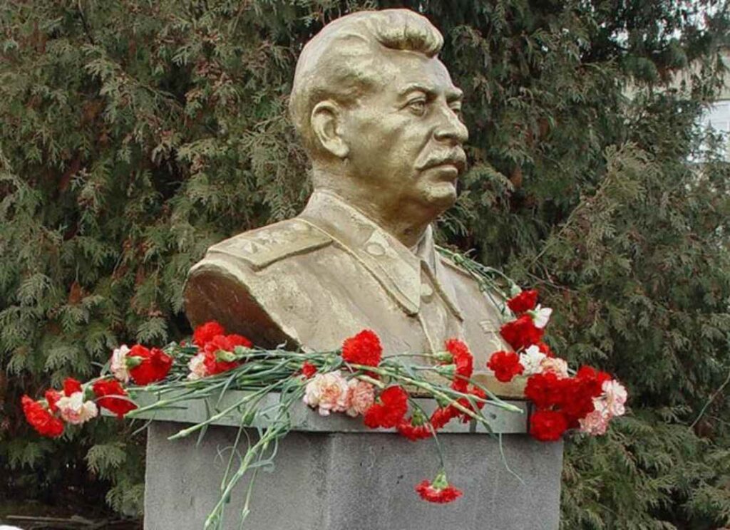 A Picture of Joseph Stalin Statue