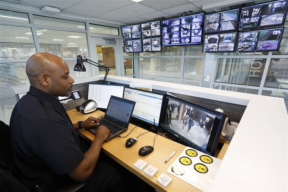 A Campus Security Room
