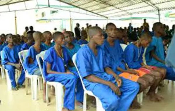 Inmates at Badagry Prison Lagos