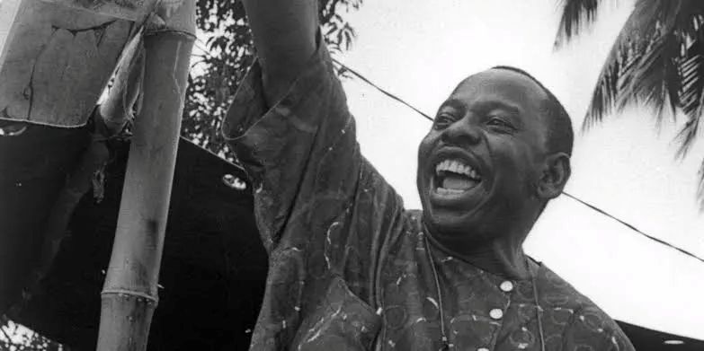 Black and White Image of Ken Saro-Wiwa